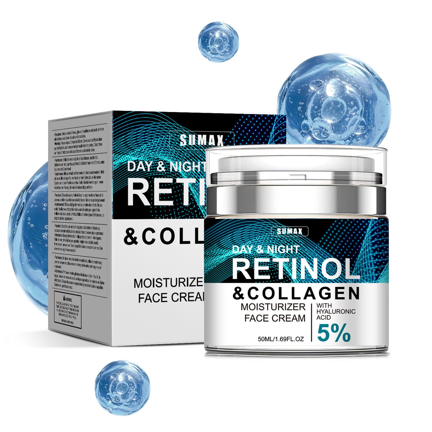 Retinol and collagen Skin Renewal Press-on Vitamin A Cream 50ml